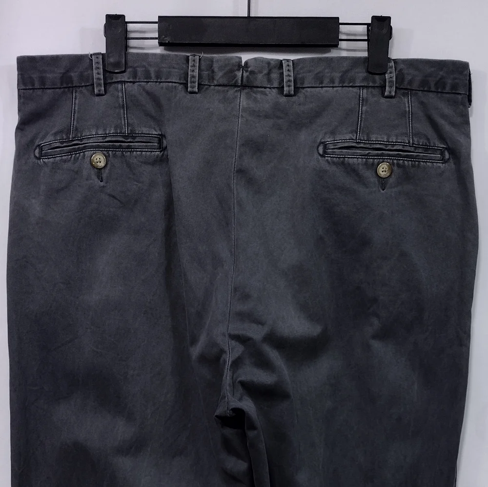 Vintage Peter Millar Pima Cotton Pants Mens 36 Gray Casual Comfy Retro 90s Y2K - Picture 6 of 7